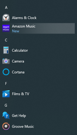 Amazon-prime-music-listed-in-all-programs-in-start-menu