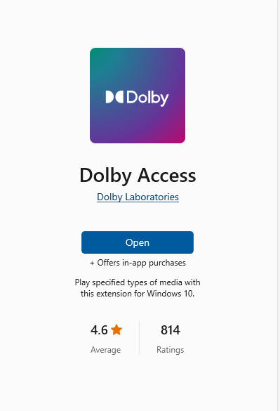 dolby access mac download