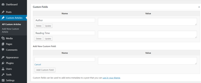 Create custom post type in WordPress - GeeksforGeeks