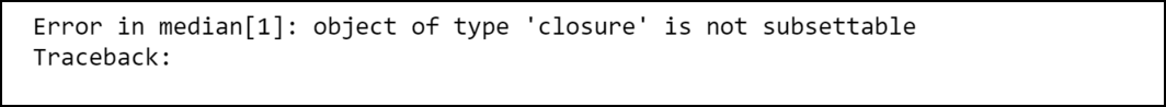 How To Fix In R: Object Of Type 'Closure' Is Not Subsettable - Geeksforgeeks