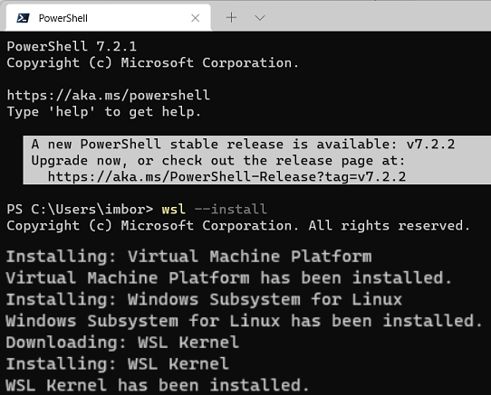 Install-WSL