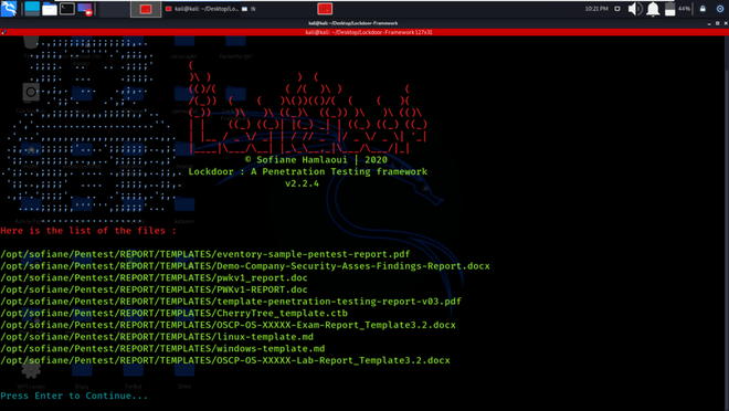 Lockdoor Framework - Penetration Testing Framework With Cyber Security ...