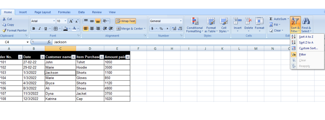 how-to-filter-data-in-excel-geeksforgeeks