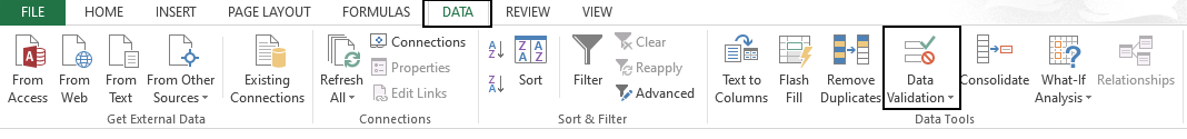 Select-Data-Validation