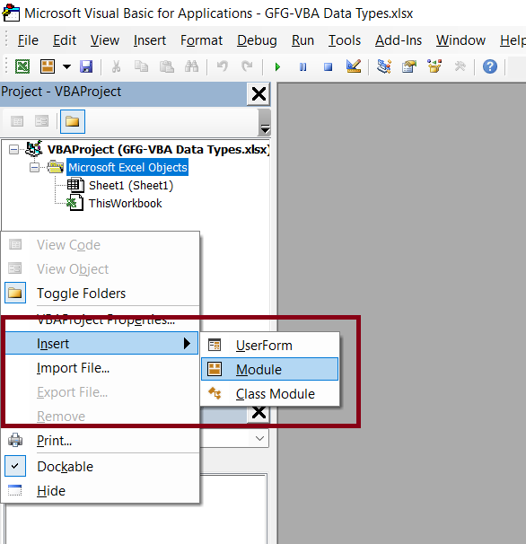 Variables And Data Types In Vba Excel Geeksforgeeks 1701