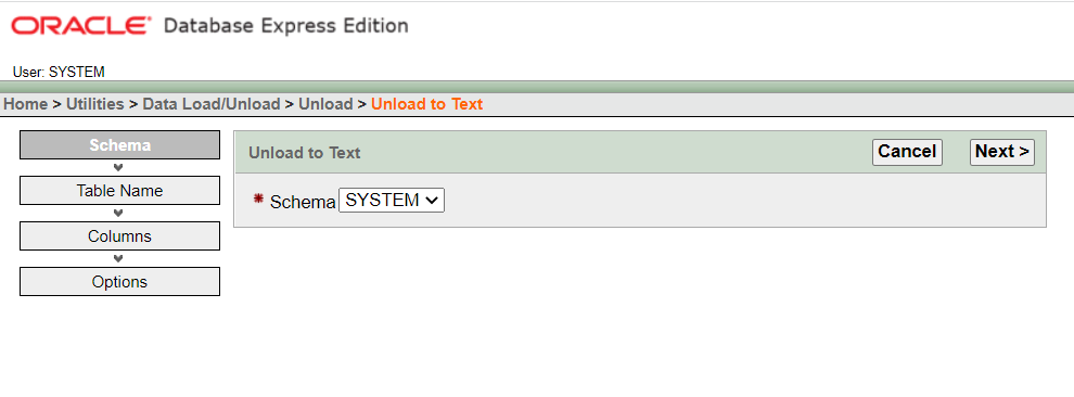 Select-the-schema