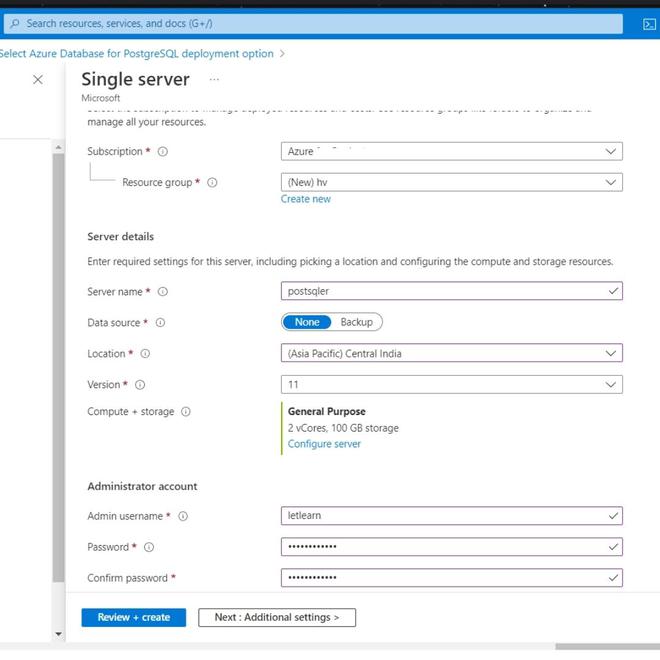 Microsoft Azure - Database For PostgreSQL - GeeksforGeeks
