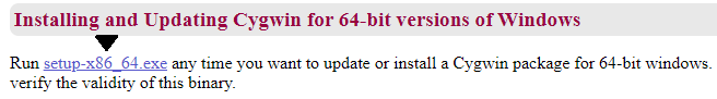 Downloading-Cygwin 