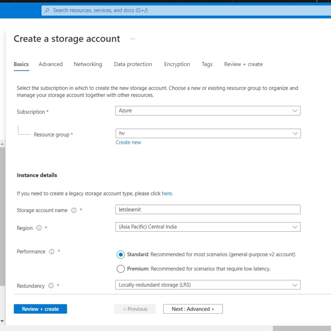 microsoft-azure-storage-accounts-geeksforgeeks