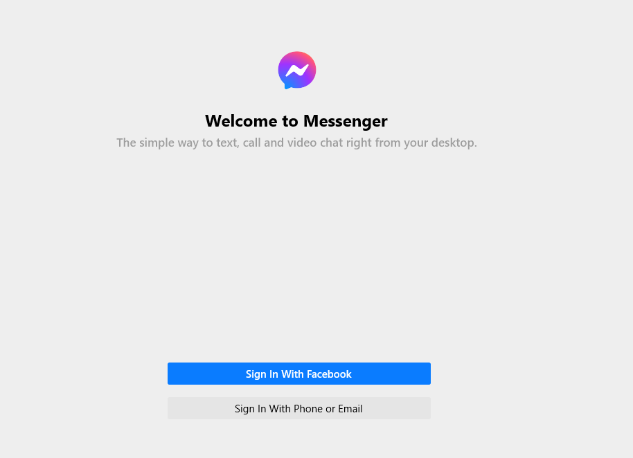 open up facebook messenger