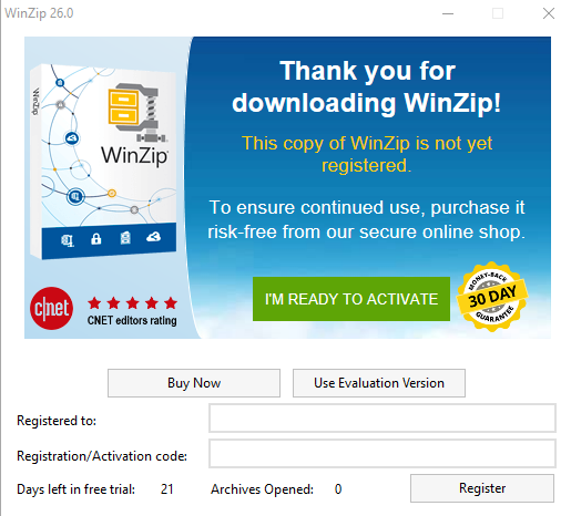 hhow to use winzip windows