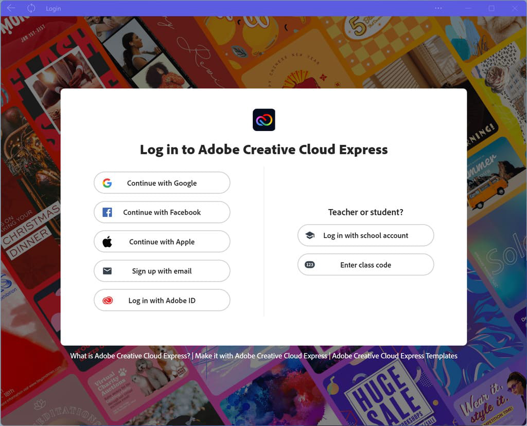 Open- Adobe-Creative-Cloud-Express-app 