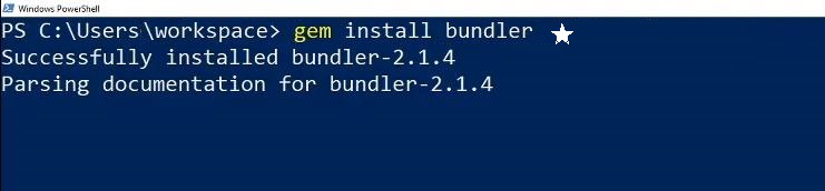 Installing-Bundler