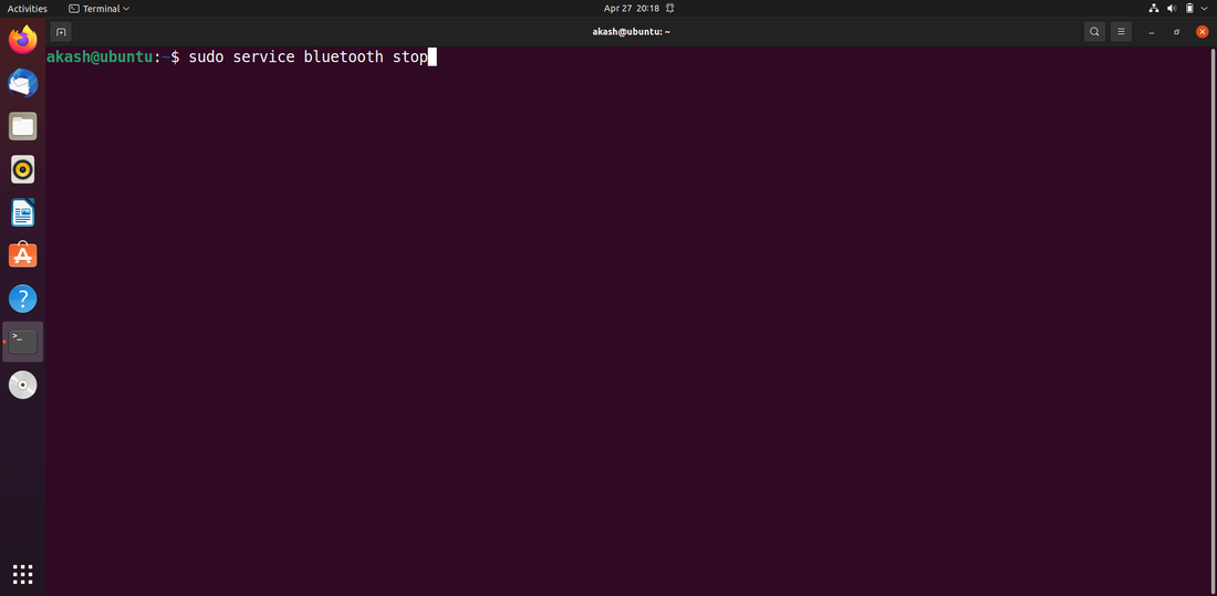 How to Disable Bluetooth in Ubuntu - GeeksforGeeks