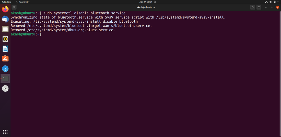 How to Disable Bluetooth in Ubuntu