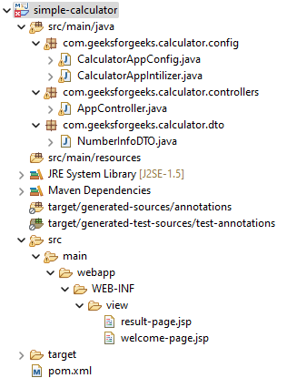 Spring boot web hot sale application folder structure