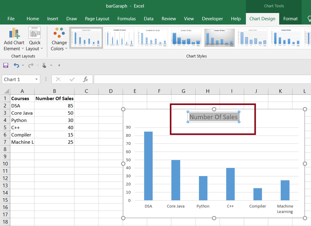 How To Make A Bar Graph In Excel GeeksforGeeks