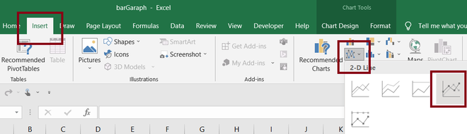 Create a Line Chart in Excel (In Easy Steps)