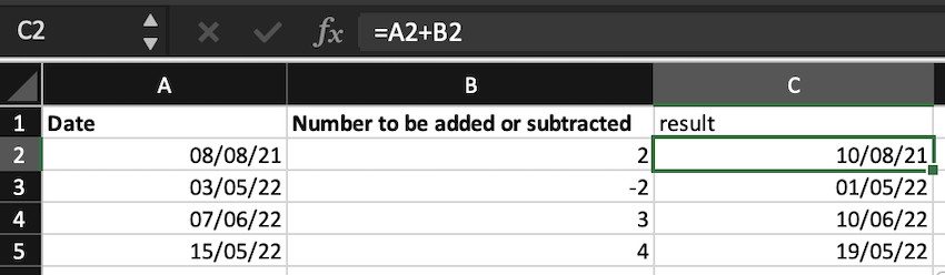 How To Add Or Subtract Dates In Excel? - Geeksforgeeks