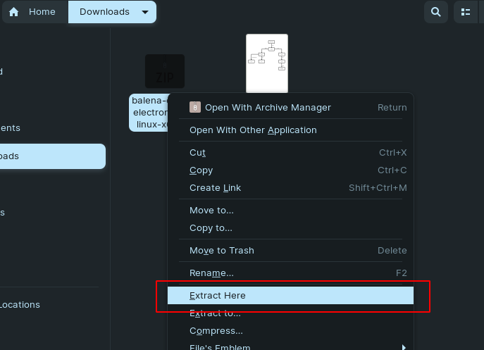 Extraction of Etcher using GUI.