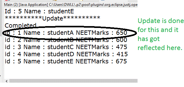 hibernate java sql