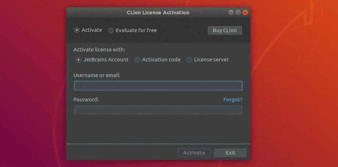 Account activation. Установка CLION. Linux CLION. WEBSTORM Linux. Плагин вебсторм.