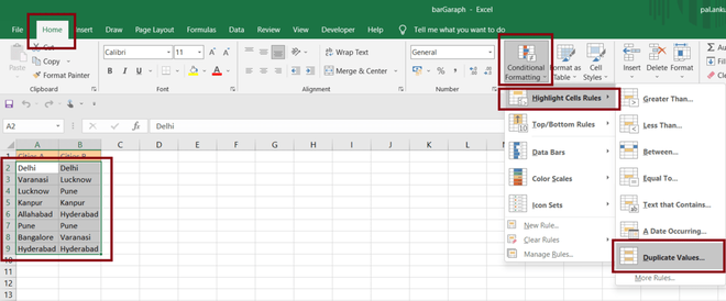 Conditional-formatting