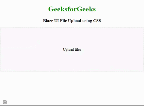 Blaze UI File Upload