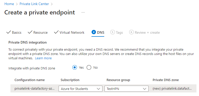 dns settings