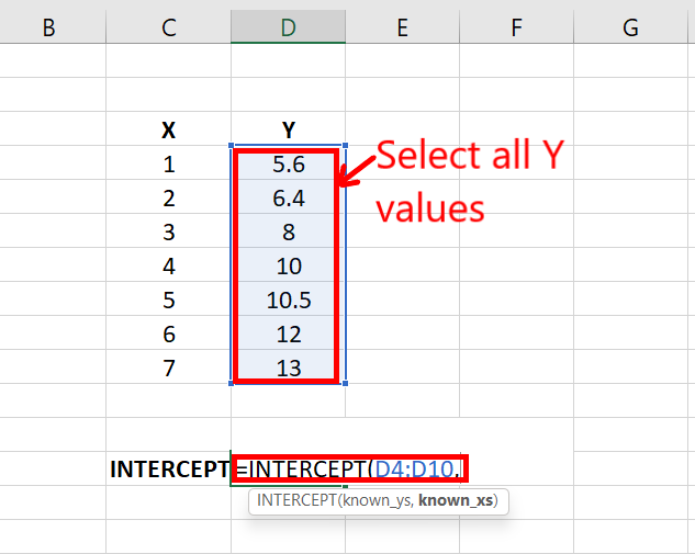 Selecting-range