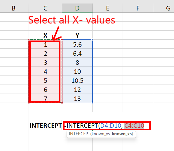 Selecting-all-x-values