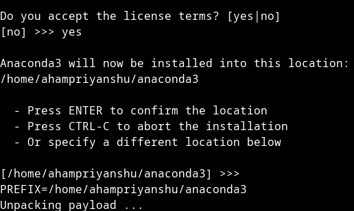 Installing-anaconda