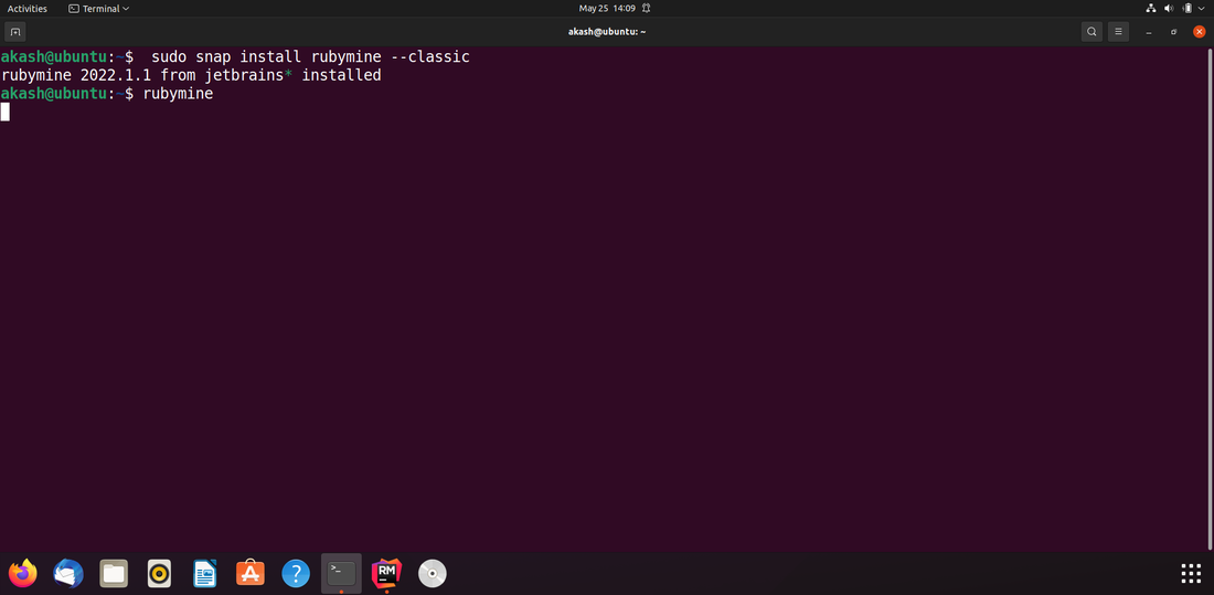 how to install RubyMine on Ubuntu