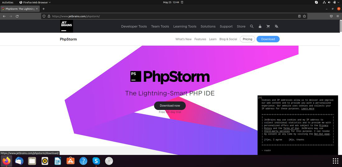 Не запускается phpstorm ubuntu