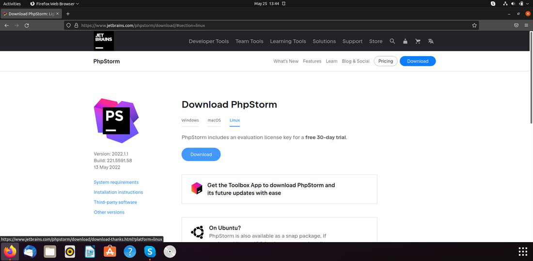 phpstorm download with crack for ubuntu