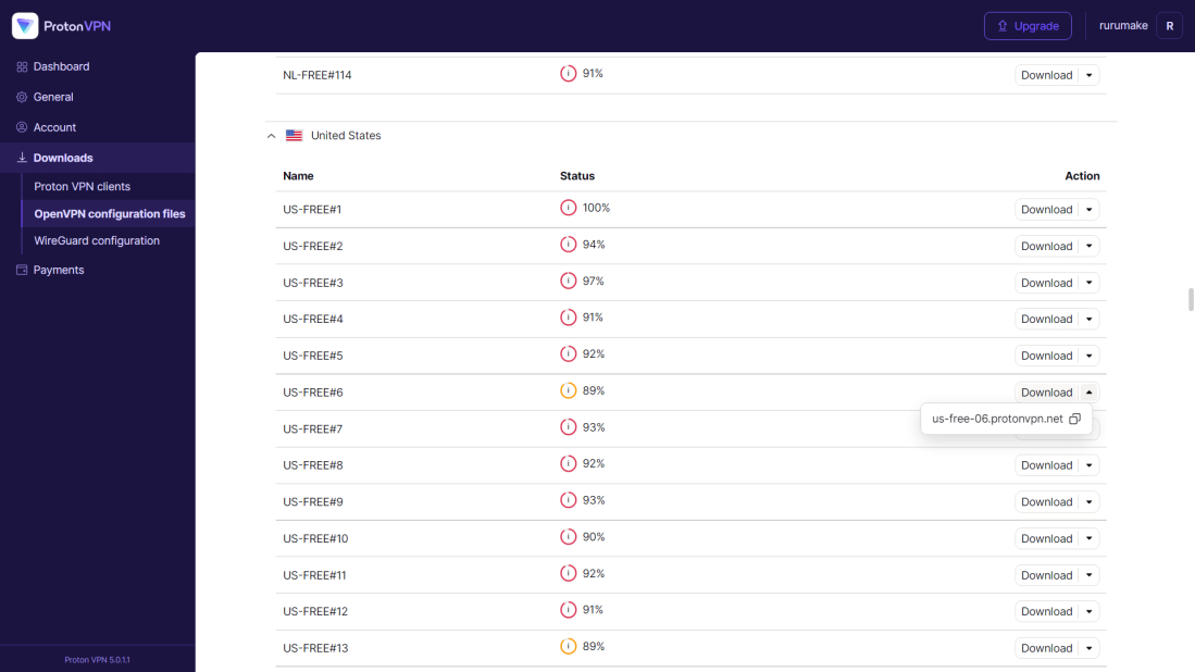 OVPN file download