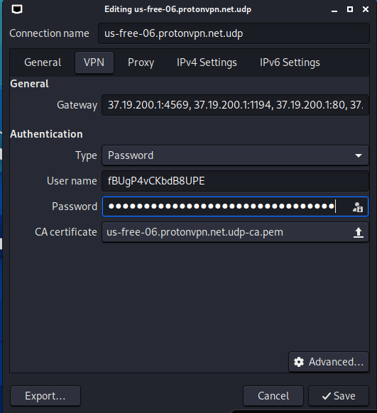 Setting up VPN Authentication