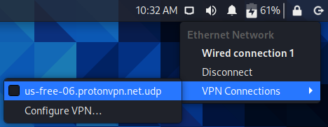 Enabling VPN Connection