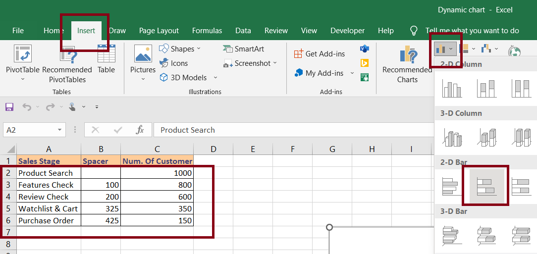 Creating-stacked-bar-chart