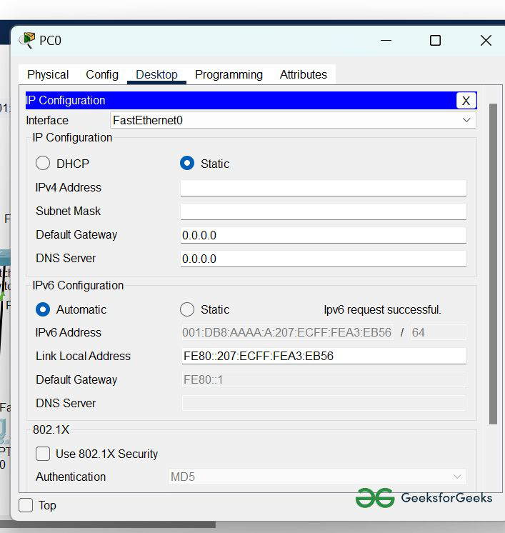 how to configure ipv6 router