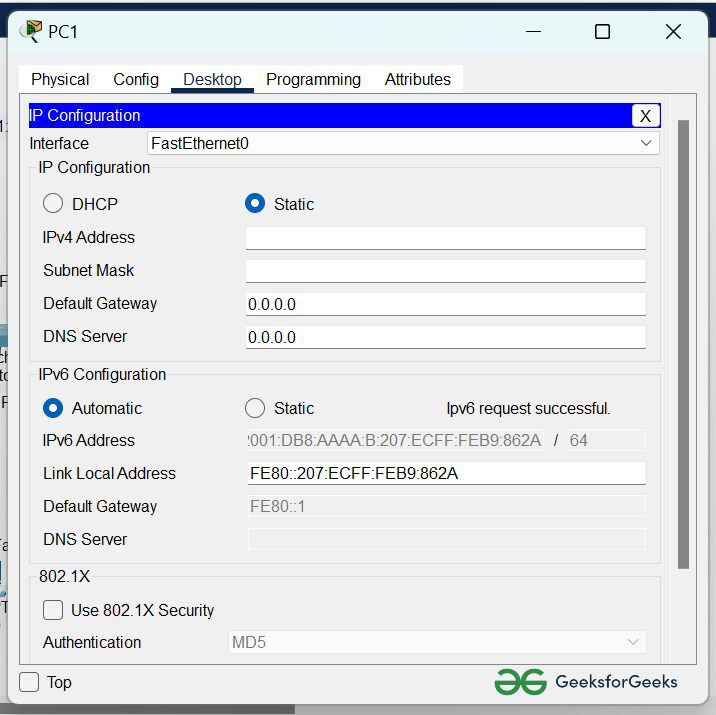 ipv6 assignment command