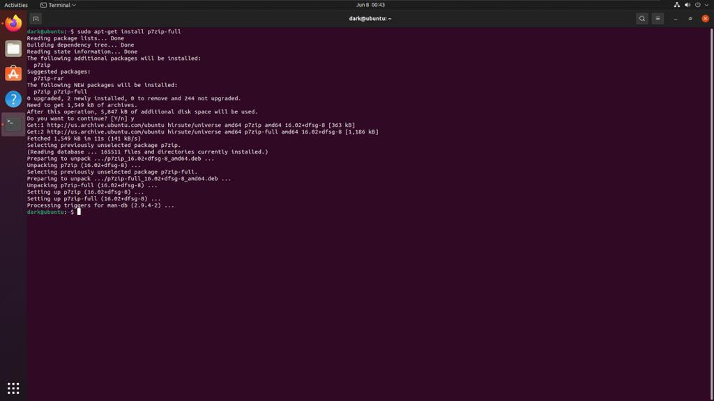 How to install 7zip in ubuntu - GeeksforGeeks