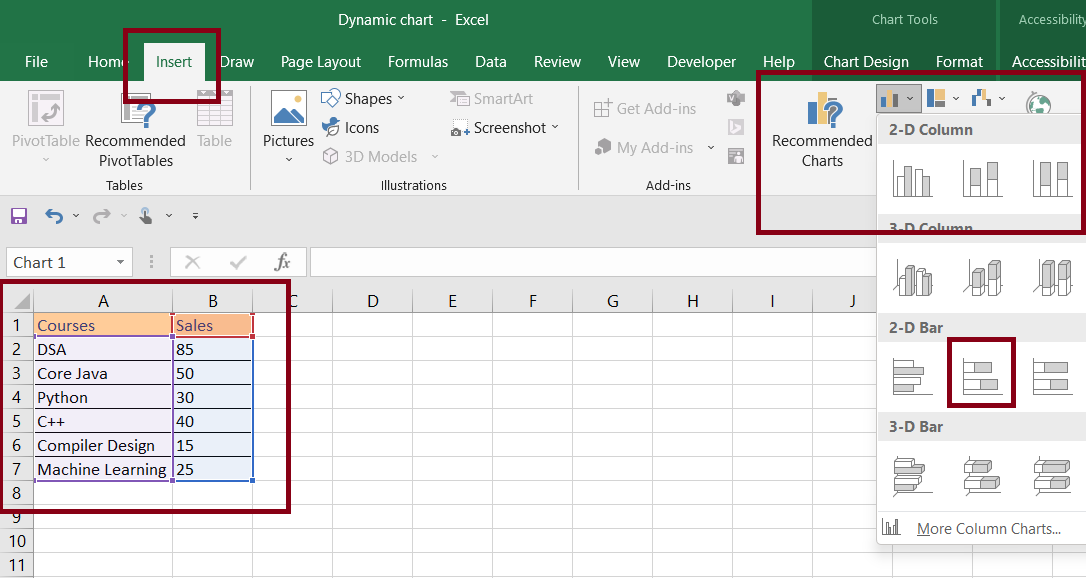 how-to-change-chart-style-in-excel-geeksforgeeks