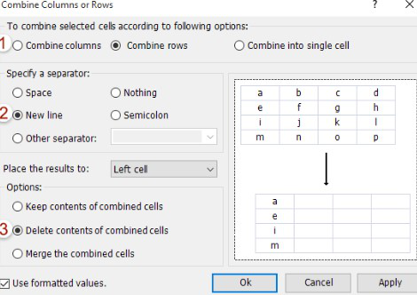 excel alt enter