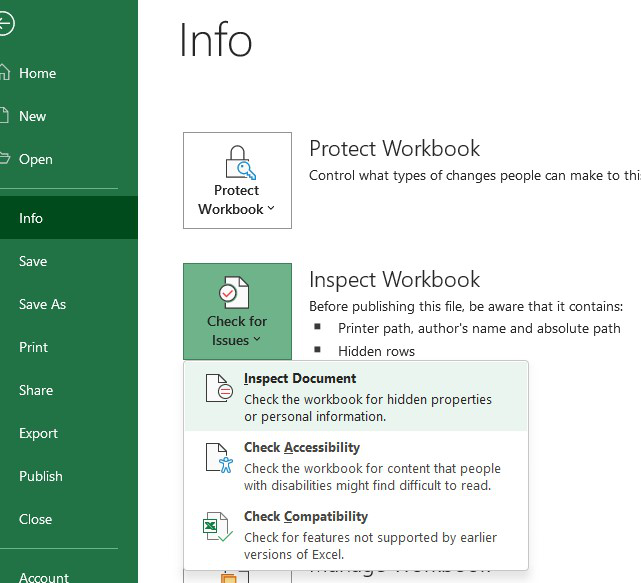 Selecting-inspect-document