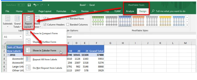 Report-layout