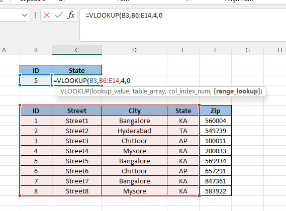 Vlookup-function