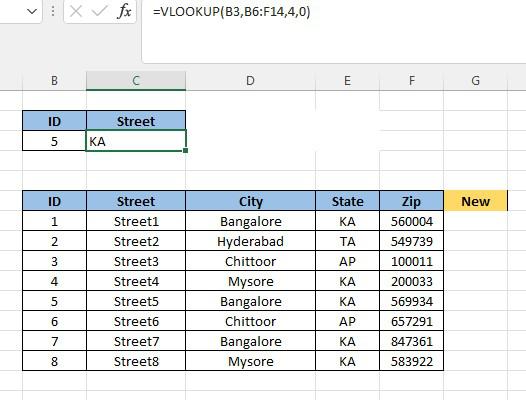 Vlookup