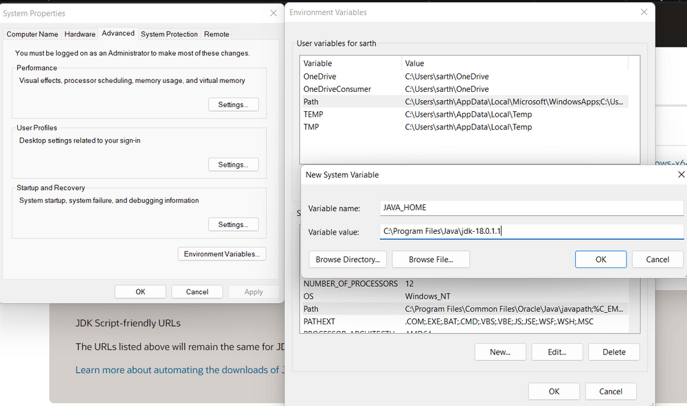 Step 2 - Setting JAVA_HOME Environment Variable