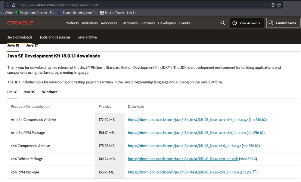 Step 1 - Download JDK for Linux